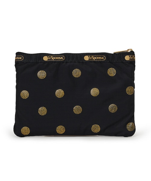 小物 SK3ZM 3ZIP COSMETIC ゴールドグリッタードッツ｜レスポートサックの通販