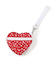 HEART WRISTLET レッドミニハーツホワイト