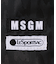 MSGM LG BOAT TOTE ボートトートブラックジャカード