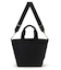 BUCKET TOTE ラインデボスブラック