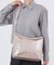 MEDIUM ZIP SHOULDER ローズゴールドシャイン