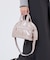 ROUND SM SATCHEL ローズゴールドシャイン