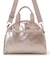 ROUND SM SATCHEL ローズゴールドシャイン