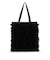 RUFFLE LG EMERALD TOTE ブラックレースラッフル