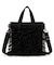 RUFFLE MINI N/S TOTE ブラックレースラッフル