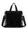 RUFFLE MINI N/S TOTE ブラックレースラッフル
