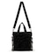 RUFFLE MINI N/S TOTE ブラックレースラッフル
