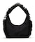 RUFFLE ZIP HOBO ブラックレースラッフル
