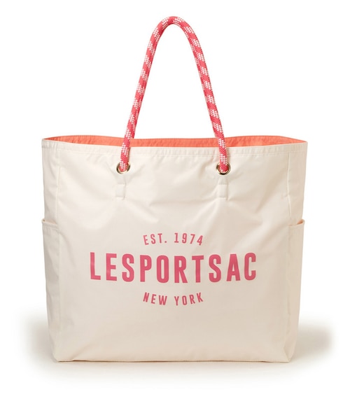 LARGE 2 WAY TOTE 2ウェイメレンゲ/コーラルパンチ｜レスポートサック