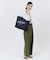 LARGE 2 WAY TOTE 2ウェイディープシーブルー/ライム