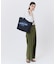 LARGE 2 WAY TOTE 2ウェイディープシーブルー/ライム