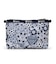 COSMETIC CLUTCH フローラルレースネイビー