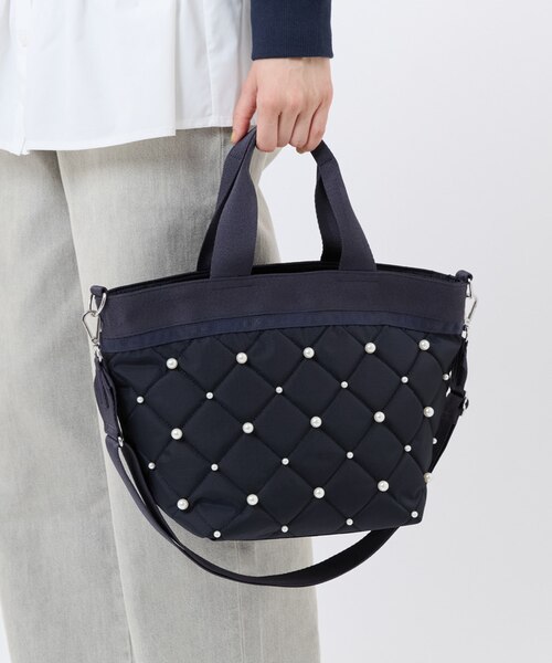 BUCKET TOTE W PEARLS ディープシーパール｜レスポートサックの通販