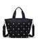 BUCKET TOTE W PEARLS ディープシーパール
