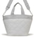 BUCKET TOTE W PEARLS ミストグレーパール