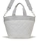 BUCKET TOTE W PEARLS ミストグレーパール