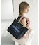 ML 2 WAY TOTE         2ウェイディープシーブルー/ライム