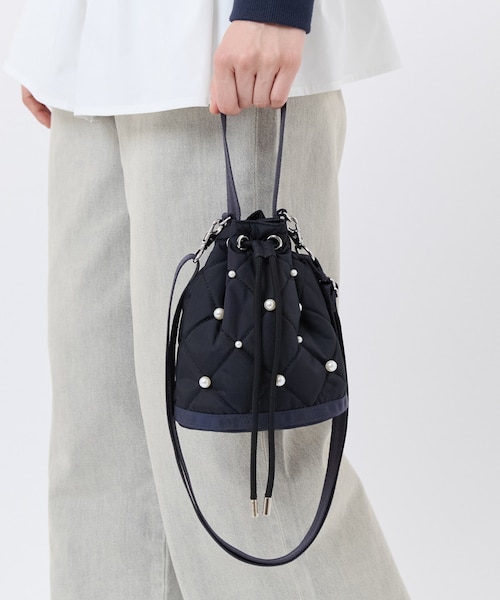 DRAWST BUCKET W PEARLS ディープシーパール｜レスポートサックの通販