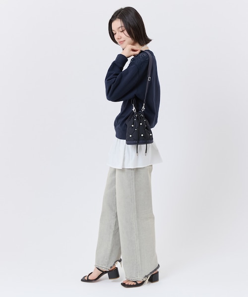 DRAWST BUCKET W PEARLS ディープシーパール｜レスポートサックの通販