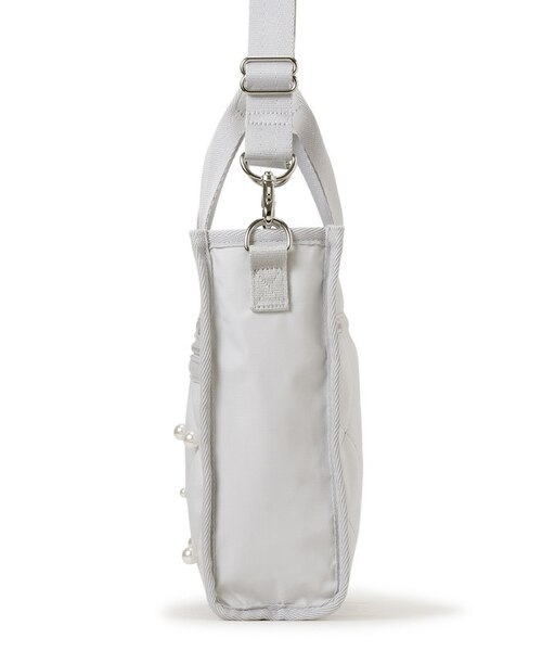 MINI N/S TOTE W/ PEARLS ミストグレーパール｜レスポートサックの通販