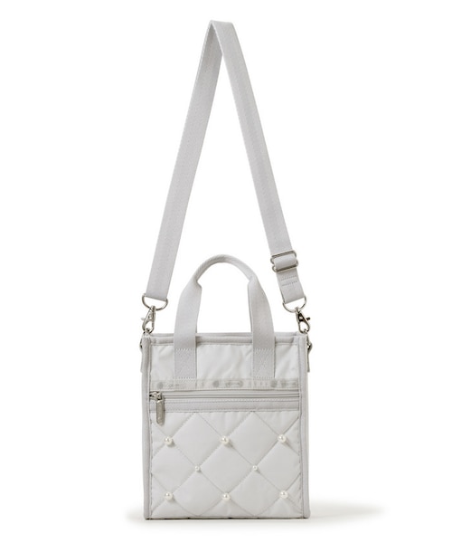 MINI N/S TOTE W/ PEARLS ミストグレーパール｜レスポートサックの通販