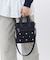 MINI N/S TOTE W/ PEARLS ディープシーパール