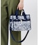 LARGE E/W TH TOTE フローラルレースネイビー