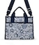 LARGE E/W TH TOTE フローラルレースネイビー