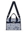 LARGE E/W TH TOTE フローラルレースネイビー