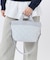SM BUCKET TOTE W PEARLS ミストグレーパール