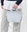 SM BUCKET TOTE W PEARLS ミストグレーパール