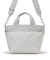 SM BUCKET TOTE W PEARLS ミストグレーパール