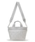 SM BUCKET TOTE W PEARLS ミストグレーパール