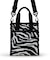 MINI N/S TOTE クリームブラックゼブラ