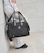 DELUXE MED WEEKENDER MH ロゴジャガードブラックスナイデル