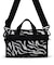 MINI DUFFEL CROSSBODY クリームブラックゼブラ