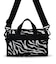 MINI DUFFEL CROSSBODY クリームブラックゼブラ