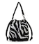 DRAWSTRING BUCKET CHARM クリームブラックゼブラ