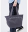 ESSENTIAL E/W ZIPTOP TOTE シャドウグレーC