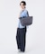 ESSENTIAL E/W ZIPTOP TOTE シャドウグレーC