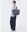 ESSENTIAL E/W ZIPTOP TOTE シャドウグレーC