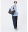 ESSENTIAL E/W ZIPTOP TOTE ブラックC