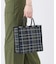 WOVEN MED DRAWST TOTE マルチメッシュノワール