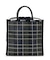 WOVEN MED DRAWST TOTE マルチメッシュノワール