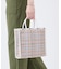 WOVEN MED DRAWST TOTE マルチメッシュサンド