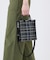 WOVEN MINI N/S TOTE マルチメッシュノワール