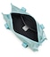 E/W SQUARE SHOULDER  アクアブルーシャイン