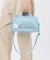 MINI DUFFEL CROSSBODY アクアブルーシャイン