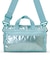 MINI DUFFEL CROSSBODY アクアブルーシャイン