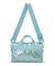 MINI DUFFEL CROSSBODY アクアブルーシャイン